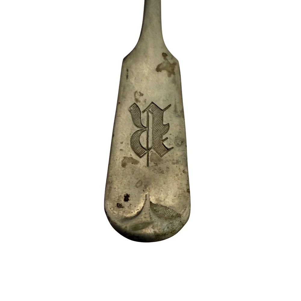 Hotchkiss Schreuder Alaska Silverplate Spoon Butter Knife Mono‎ R